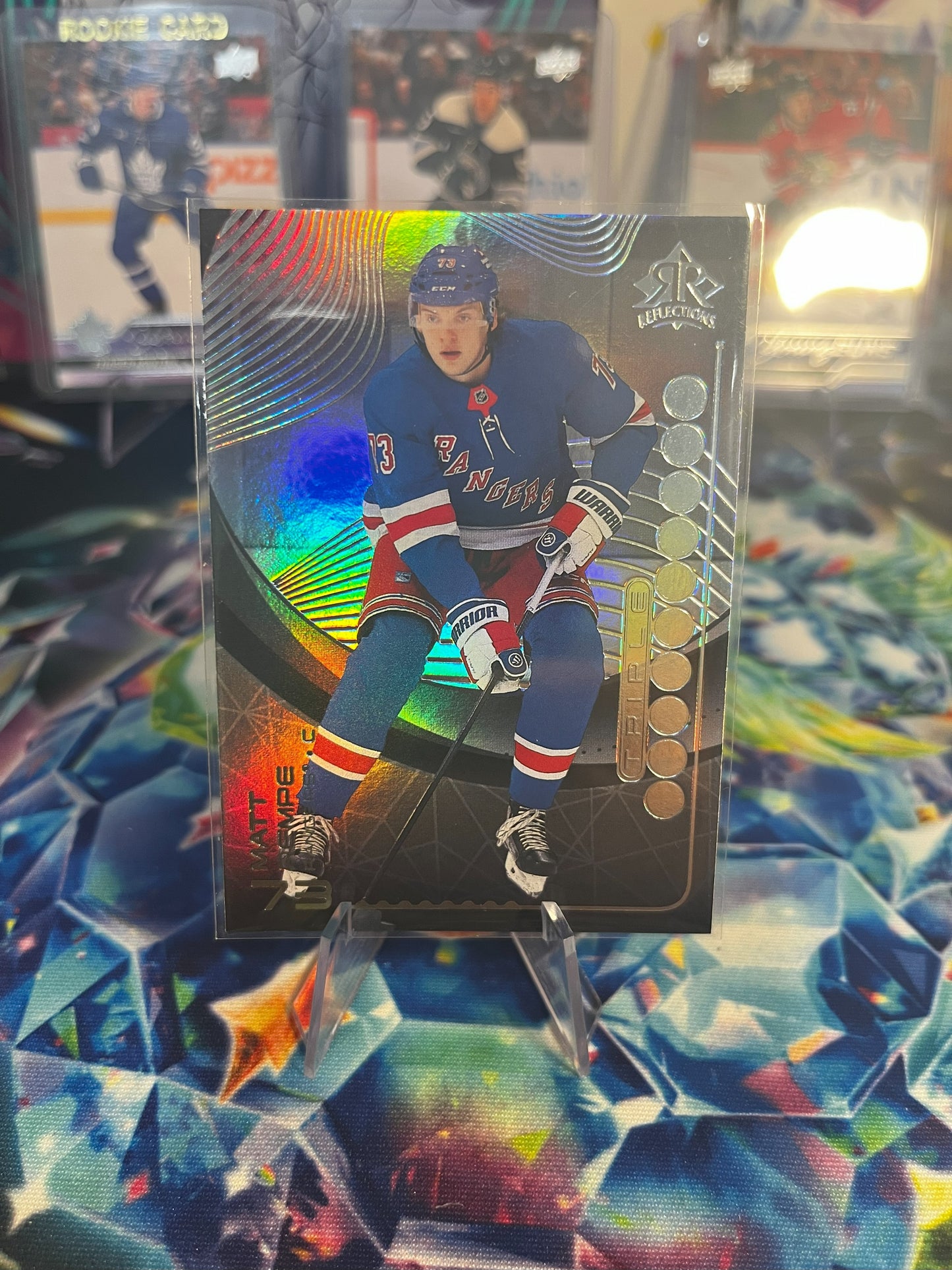 Matt Rempe Rookie Reflections Triple Dimensions